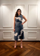The Dreamers top with A-line skirt