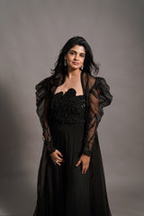Come Away with Me : Corset with Overlay and Trouser