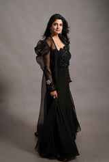 Come Away with Me : Corset with Overlay and Trouser