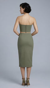 Garden of Whisper Corset with Skirt