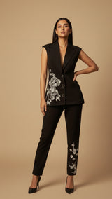 Dragon Long Waistcoat with Tapered Pants