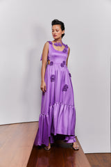 Miss Daisy Shoulder Tie Up Dress