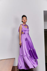 Miss Daisy Shoulder Tie Up Dress