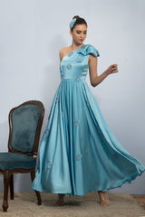 MISS DAISY ONE SHOULDER DRESS