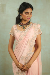 Fairytale Pink Heirloom Saree