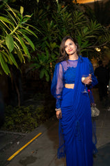 Nitika in Our Leave it to Chance Drawstrings Saree