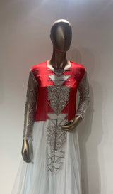 Red grill art overlay