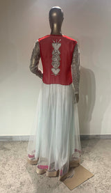 Red grill art overlay