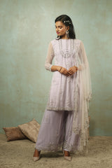 Lavender Tea Rose Sharara Kurta