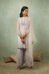 Lavender Tea Rose Sharara Kurta