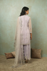 Lavender Tea Rose Sharara Kurta