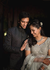 Vaidehhi in Our Pistachio Lady Anne Lehenga