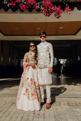 ANSHU KHEMKA IN OUR MUSINGS FROM A MURAL LEHENGA