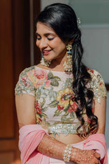 ANSHU KHEMKA IN OUR MUSINGS FROM A MURAL LEHENGA