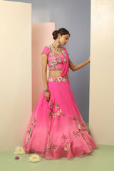 Fleur Applique Lehenga