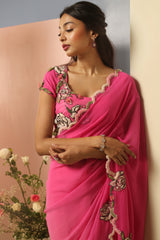 Fleur Applique Saree