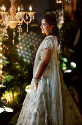 RITANSHA IN OUR lady anne lehenga