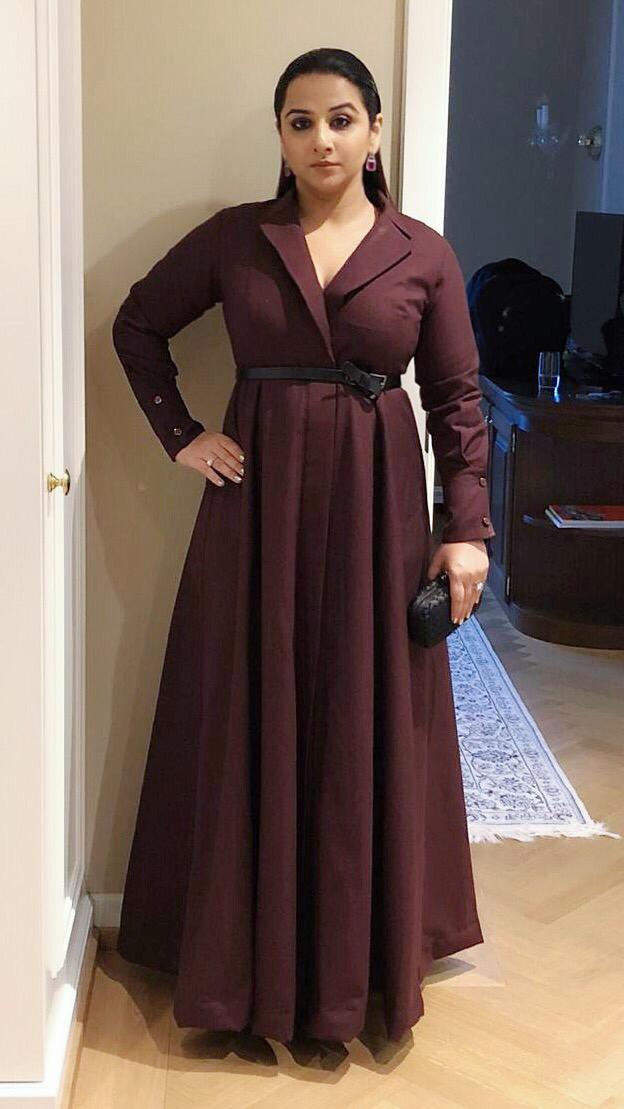 vidya balan dress designer Vidya Balan wearing custom Anjana Bohra for the promotions of Bhool Bhulaiyaa 3 at The Kapil Sharma Show . @balanvidya Jewellery- @sachdeva.ritika Makeup - @harshjariwala158 Hair - @bhosleshalaka Styled by
