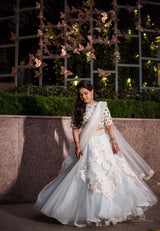 Vanshika Sureka in Our Ethereal Bloom Lehenga