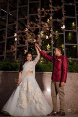 Vanshika Sureka in Our Ethereal Bloom Lehenga