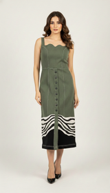 Zebra TCC : Bodycon Midi Dress