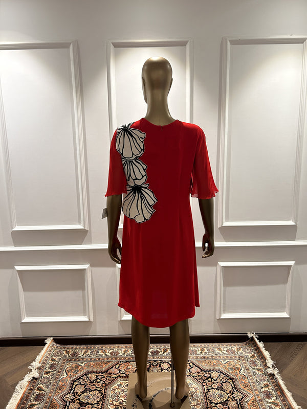 Red Encroaching Dress