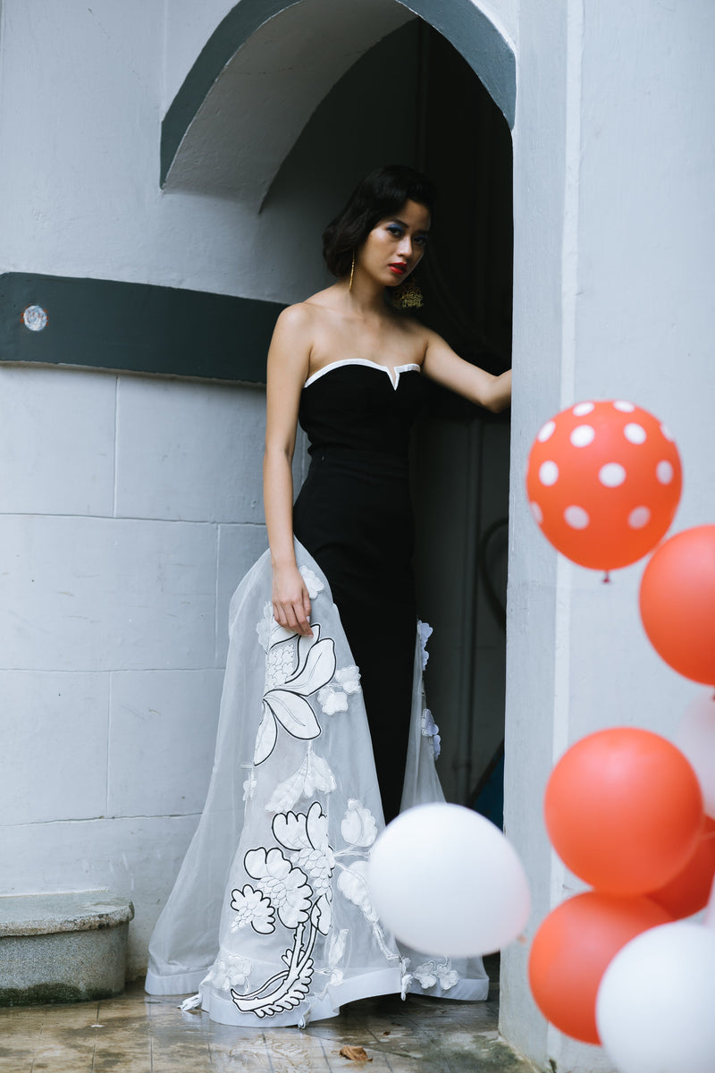 Betty Appliqué Trail Skirt (AS23)