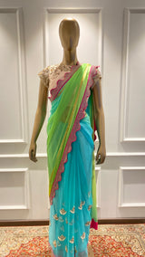 THE RAJKUMARI FLORAGOTTA SAREE (AS23)