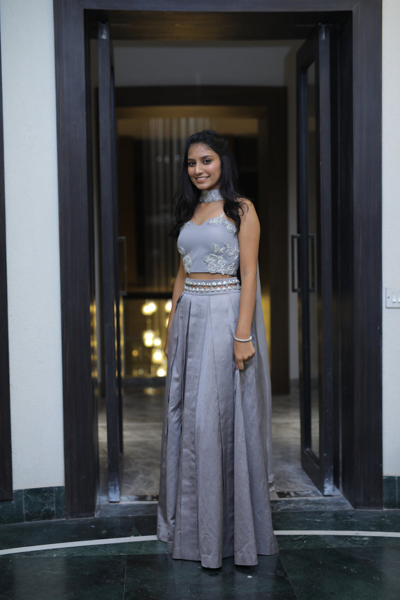 Richa in our Heirloom Corset and Skirt