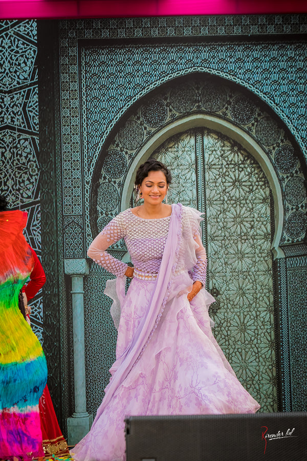 Sheetal in our Love in The Mist Lehenga